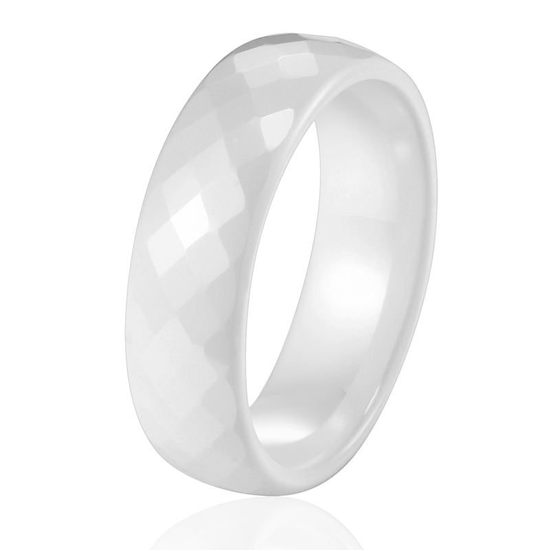 최고 품질 긁힘없이 물을 두려워하지 않는 6mm 와이드 4 색 세라믹 반지 여성을 위한 절묘한 아름다운 선물 반지, 쥬얼리